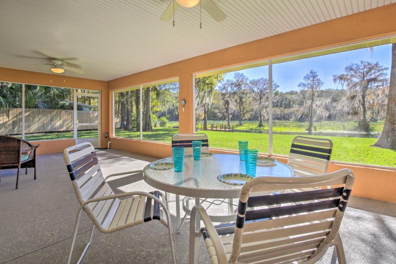 Rainbow River Oasis With Kayaks And Furnished Sunroom! Даннеллон Экстерьер фото