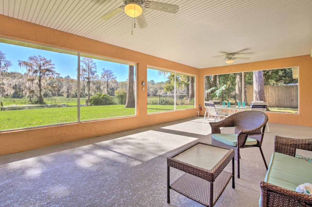 Rainbow River Oasis With Kayaks And Furnished Sunroom! Даннеллон Экстерьер фото